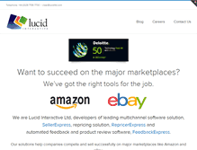 Tablet Screenshot of lucidltd.com